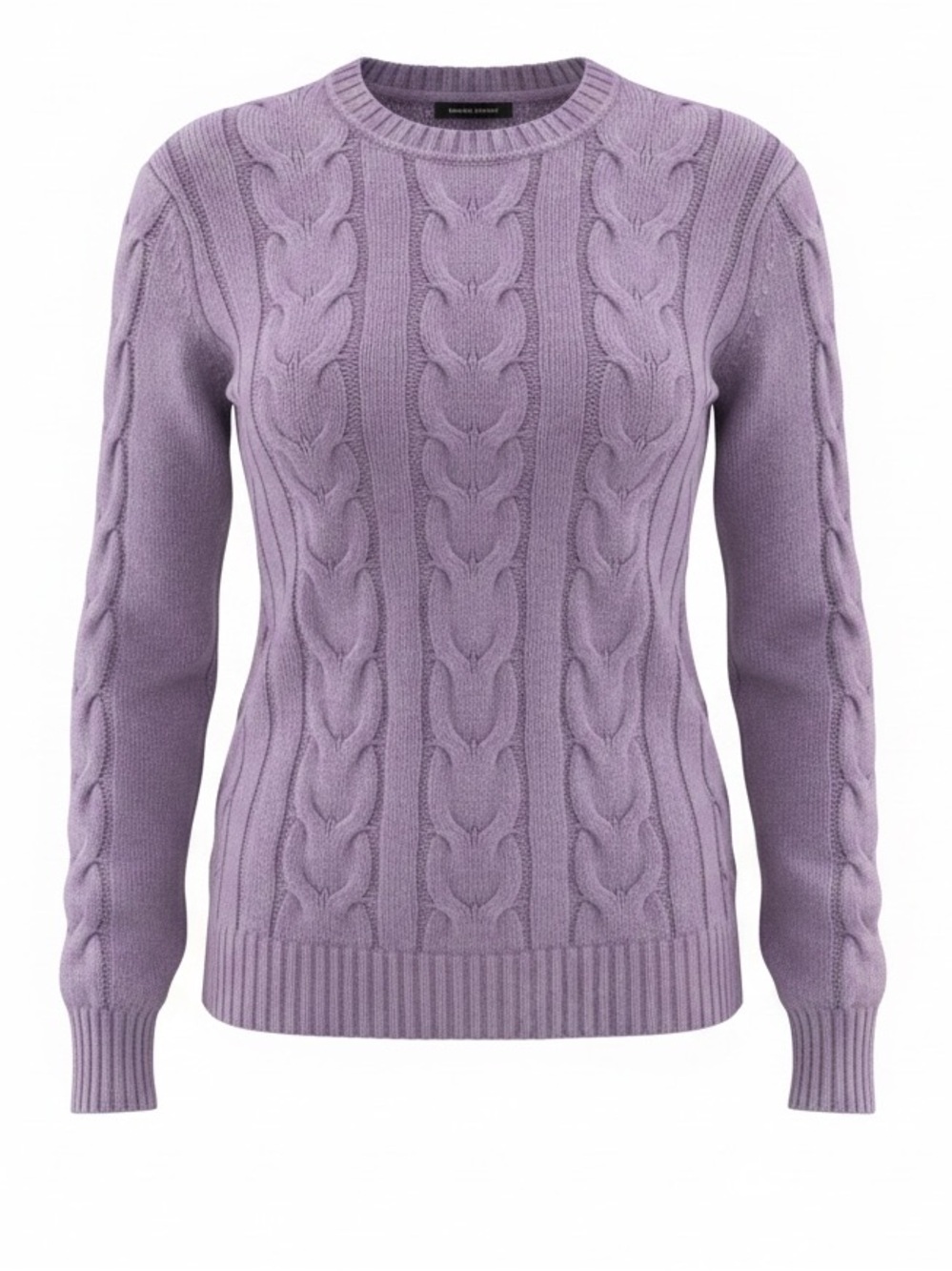 NWT‎ Banana Republic Cable Knit Sweater Lavender Old Money Preppy Academia